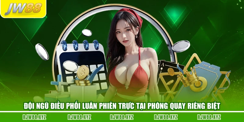 Đội ngũ điều phối luân phiên trực tại phòng quay riêng biệt