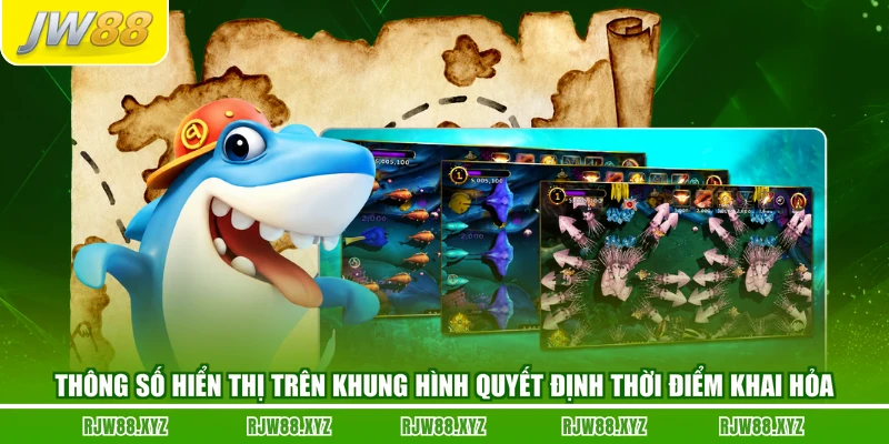 Thông số hiển thị trên khung hình quyết định thời điểm khai hỏa